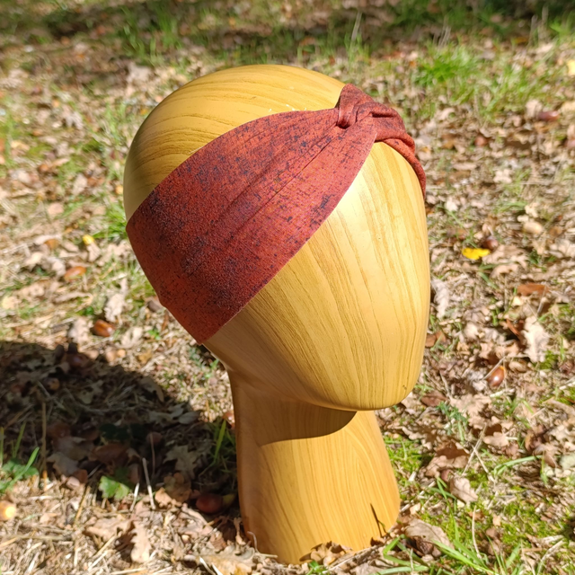 Bandeau - rouille chiné
