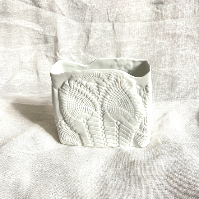 Porzellan Vase Friesland Germany B:14 x14 cm 