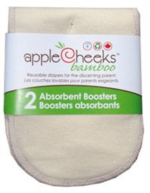 Applecheeks 6 boosters en bambou et coton