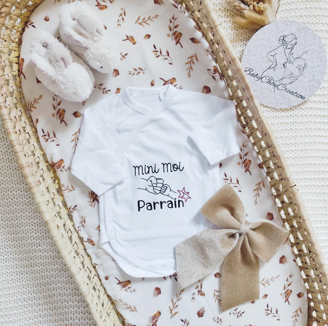 Body croisĂ© " Mini moi et parrain" đ