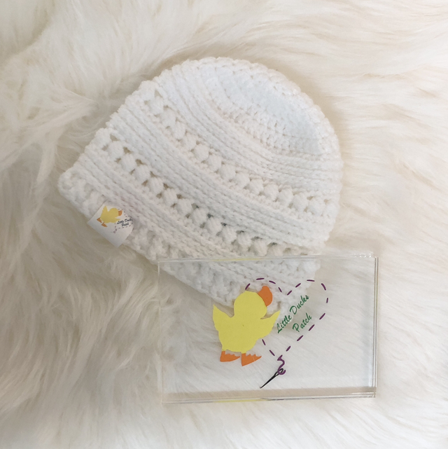 White Bobble Hat