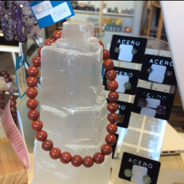 PULSEIRA JASPE VERMELHO 