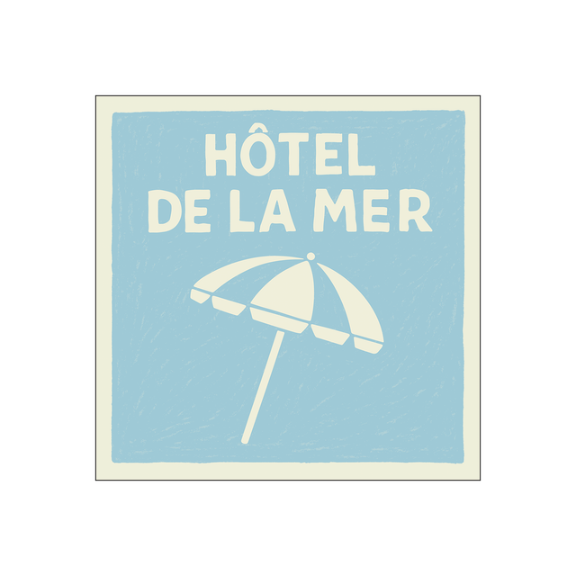 Serviettes en papier - Hotel de la mer