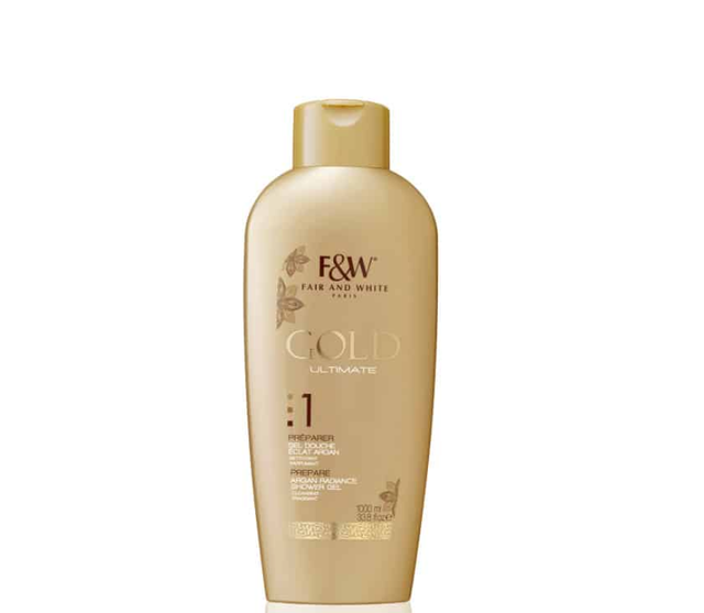 FAIR &amp; WHITE GOLD ARGAN SHOWER GEL 1000ML 