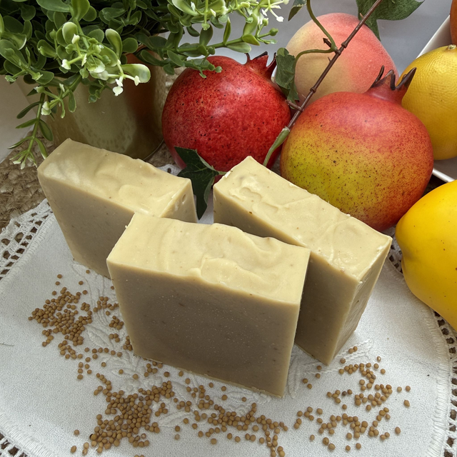 Sabonete Artesanal de Primula e Romã