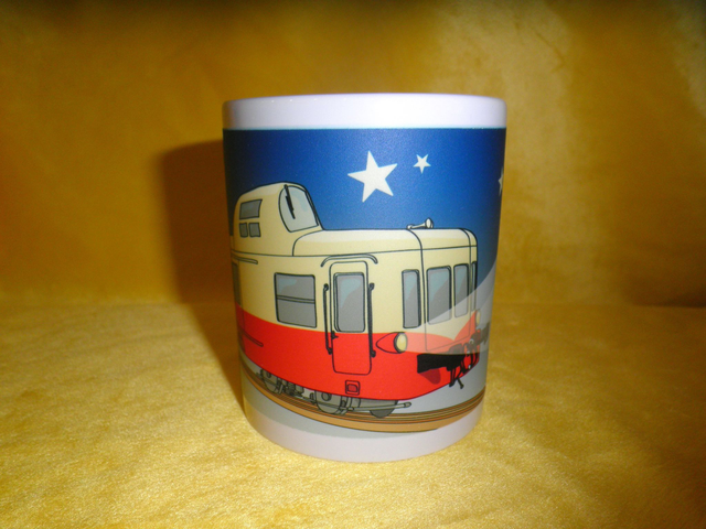 Mug phosphorescent Autorail Picasso "by night"