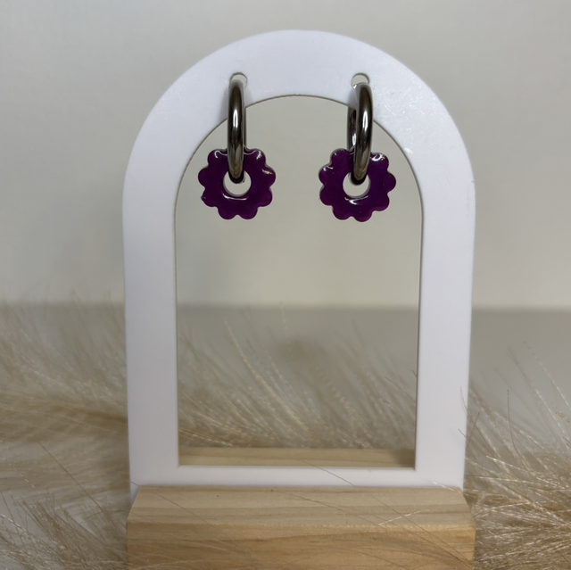 Pampilles fleurs violet