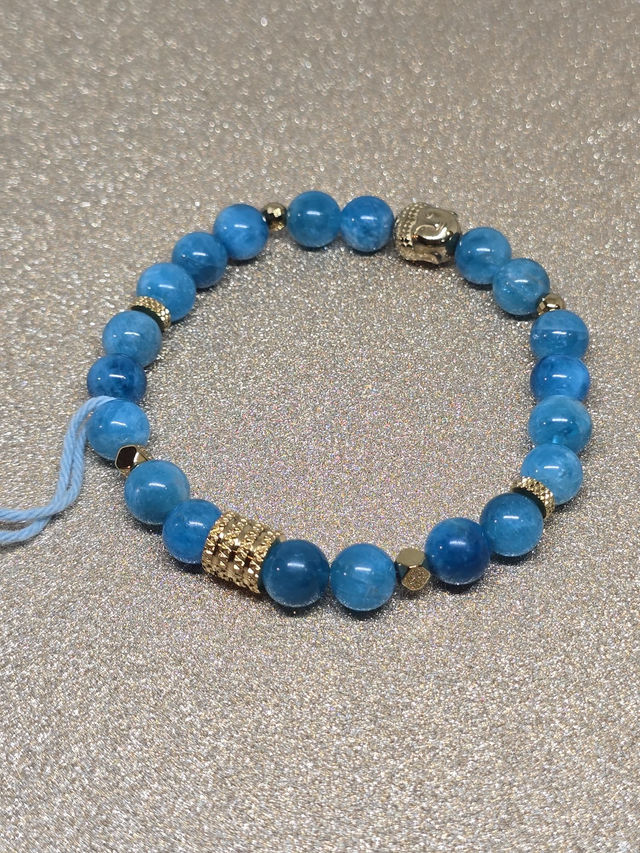 Bracelet Apatite en 0,8 cm 