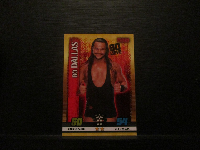 Bo Dallas - Raw Slam Attax 10th Edition Original Trading Card #87