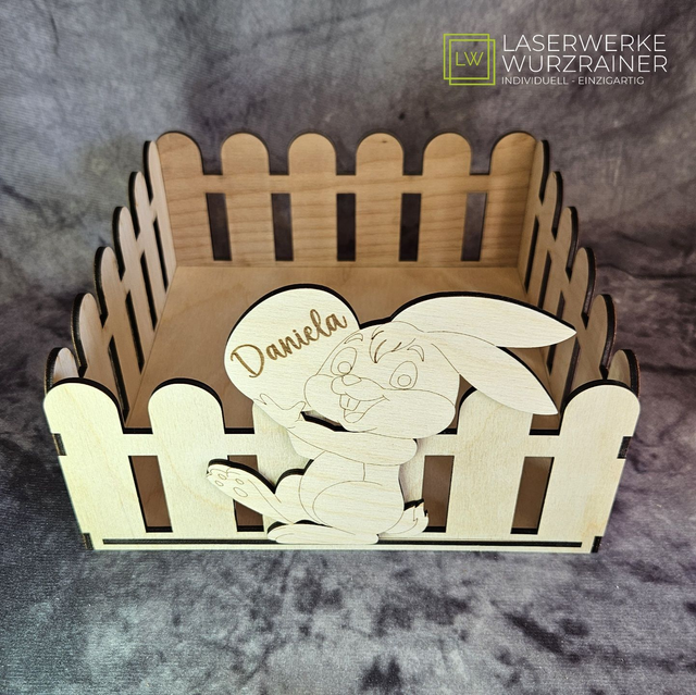 Osterkörbchen mit Name