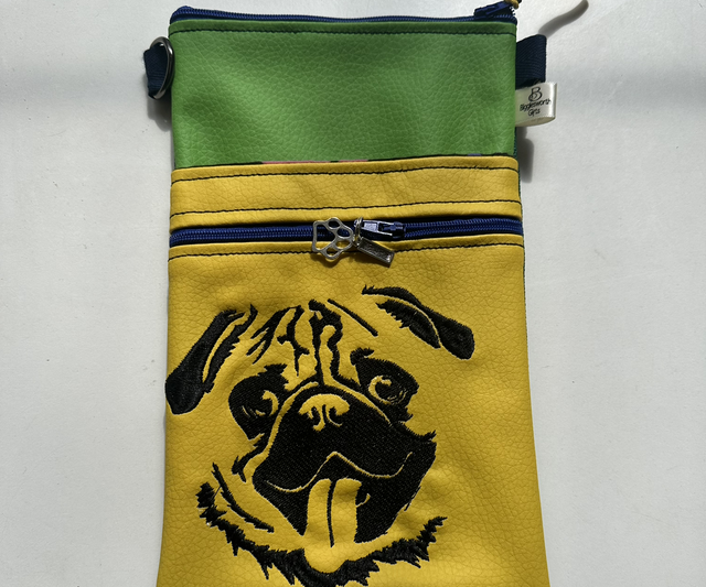 Dog Walking Bags - Smiling Pug