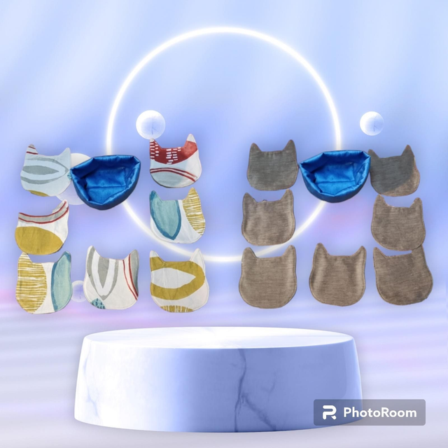 Lingettes lavables (lot de 7) avec panière 