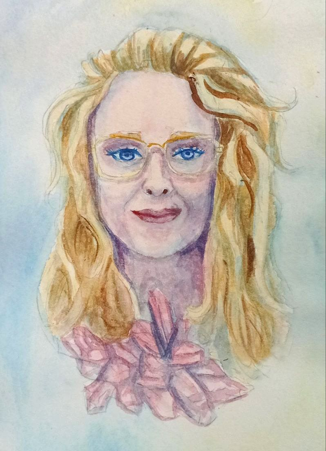 Portrait personnalisé aquarelle