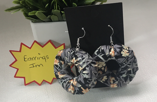 Mixed Dangling Fabric Earrings-MFE24