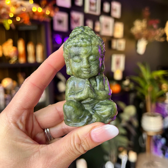 Jade Buddha Carving R58BE1