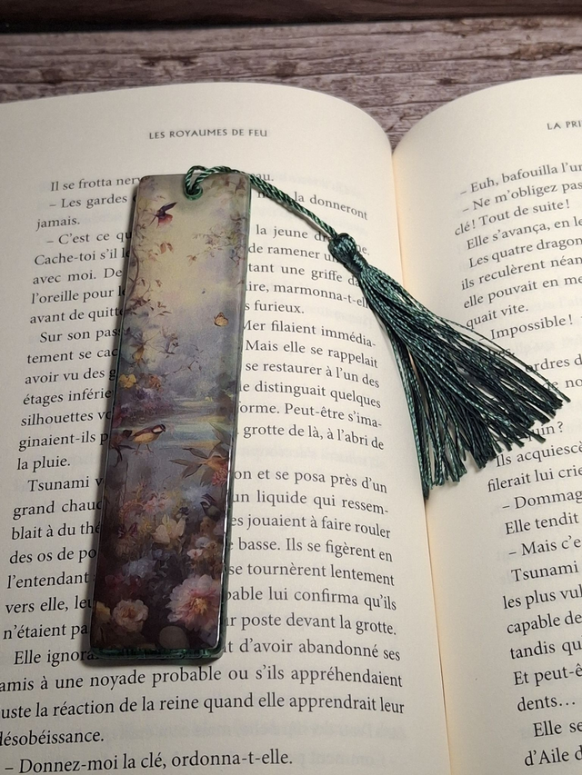 marque page forêt