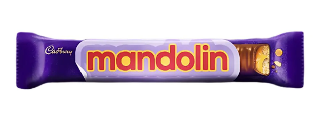 Cadbury Mandolin, biscuit recouvert de caramel et de chocolat 