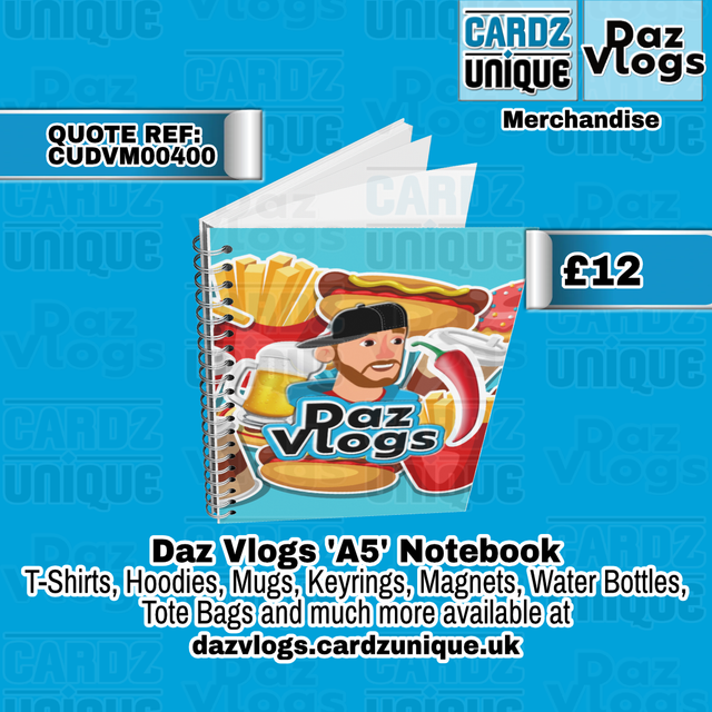 Daz Vlogs (Notebook) (A5)