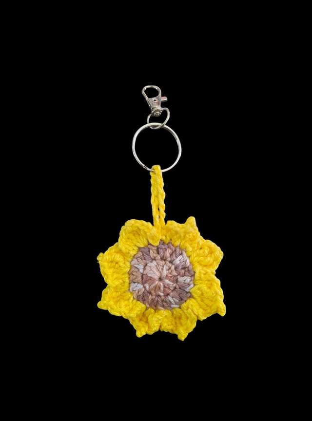 Porte clef tournesol