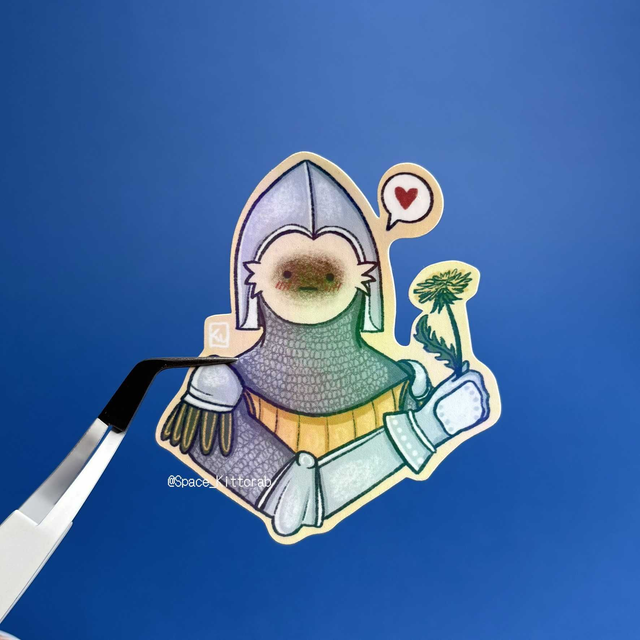 Dandelion single sticker (posamezna nalepka)