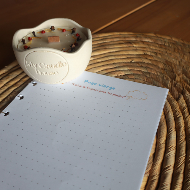 Recharge 50 Pages de Notes à Points + Recharge bougie (en option)