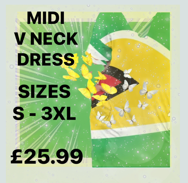 🇬🇾 GEO MIDI V NECK