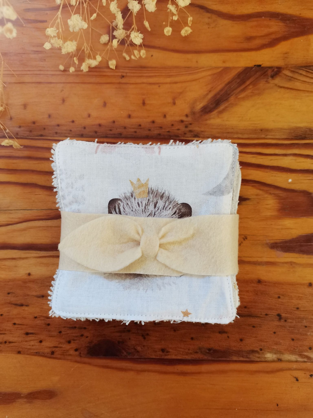 Lot de 8 cotons lavable Moka Glacier