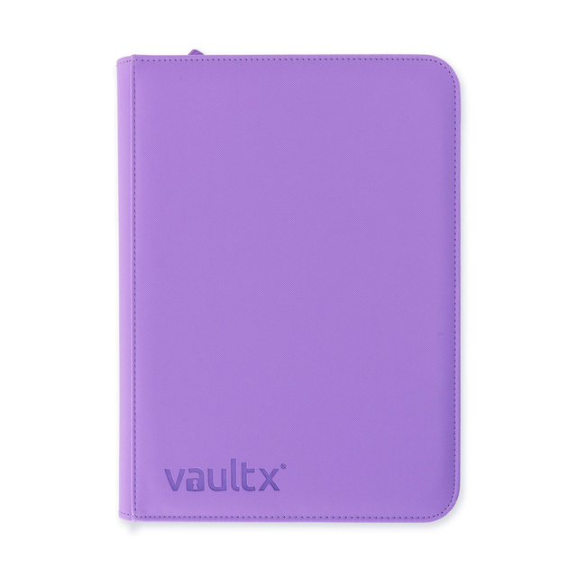  Vault X: EXO-TEC Zip Binder 9-pocket (Just Purple)