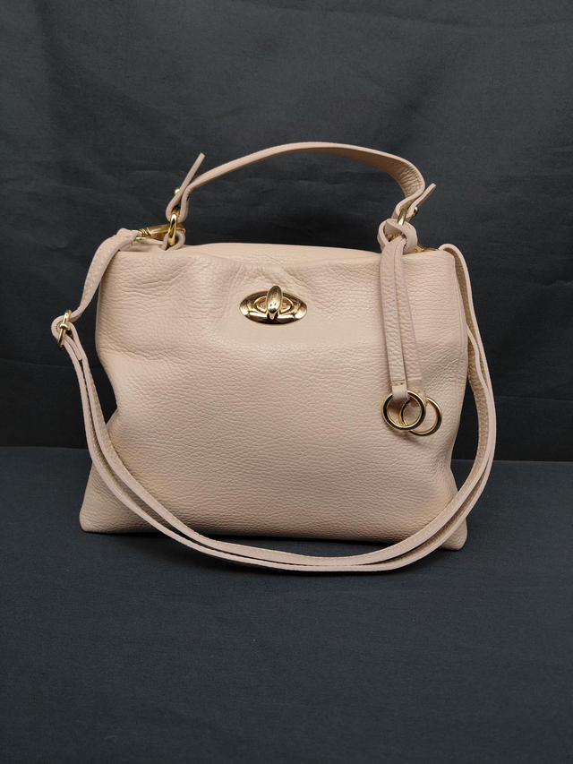 Petit sac en cuir couleur blanc 