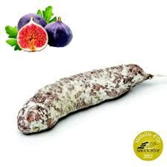 Saucisson aux figues 100 % Français