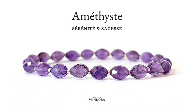 Bracelet | Améthyste - Précieux (B)