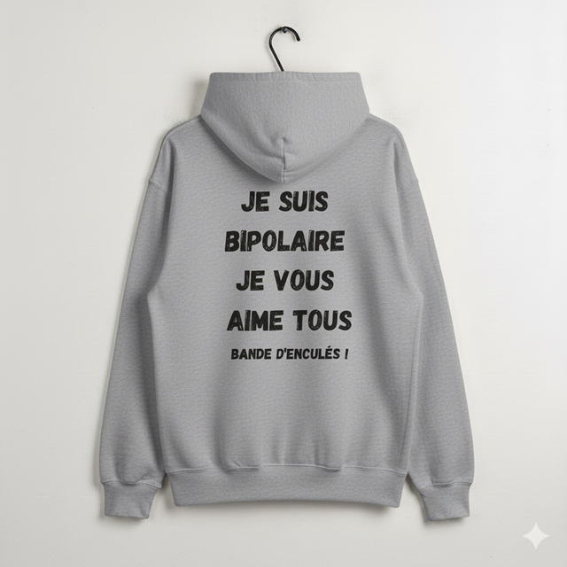 Sweat à capuche « JE VOUS AIME TOUS »