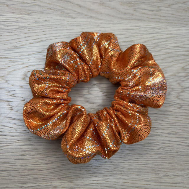 Oranssi glitter hiusdonitsi