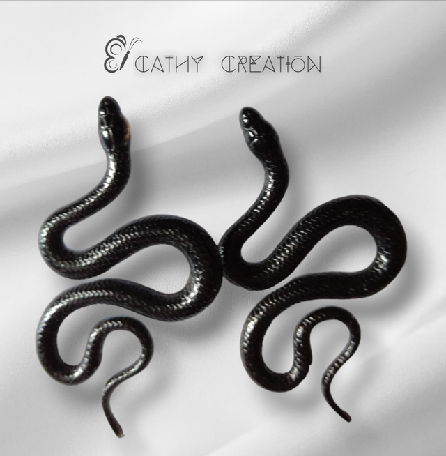Boucles d'oreilles serpent 