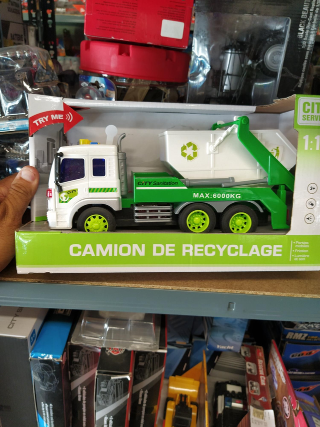 CAMION DE SERVICE SONORE ET LUMINEUX 