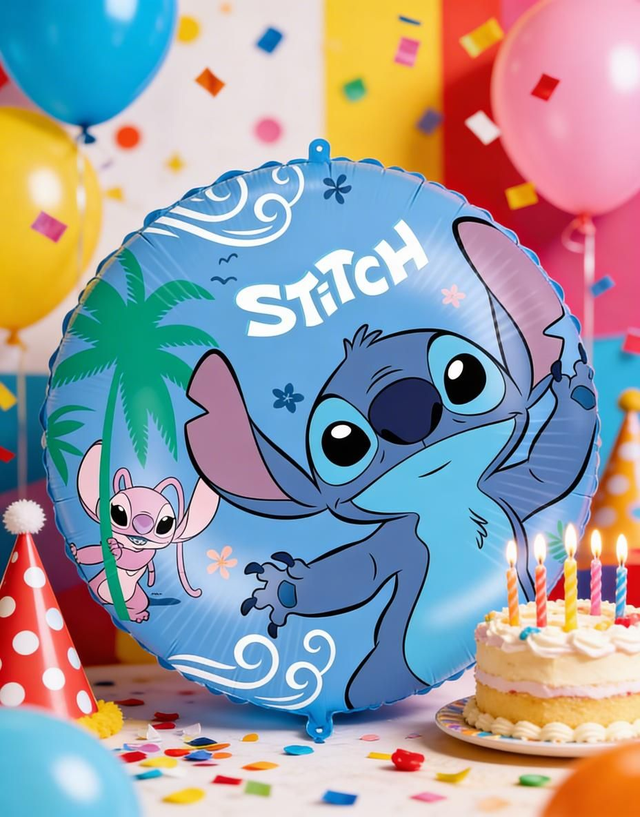 Ballon en aluminium Disney Lilo et Stitch Angel 46 cm