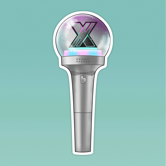 XDinary Heroes Lightstick Vinyl Sticker