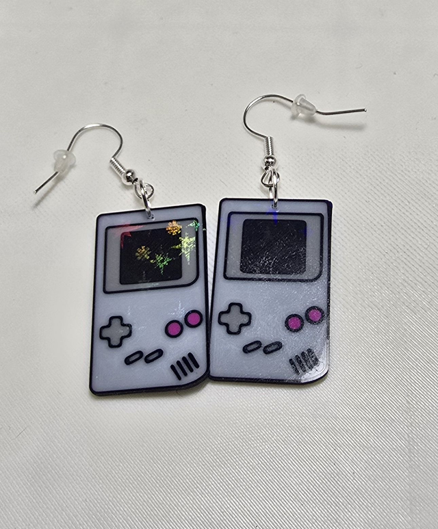Boucles d'oreilles Game Boy