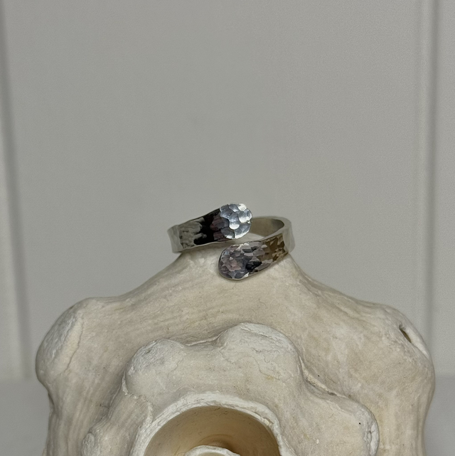 Hammered Wrap Ring