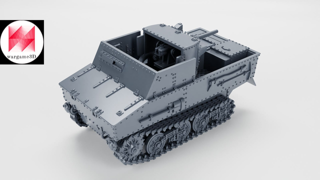 Wargame3D - 1/72 Belgian Army T13 B1