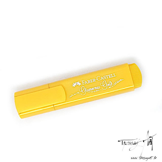 FABER CASTELL - SURLIGNEUR METALLISE OR DORE - FB053003