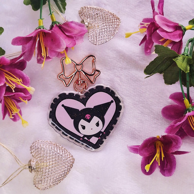 Kuromi WE ♡ Sanrio - Llavero