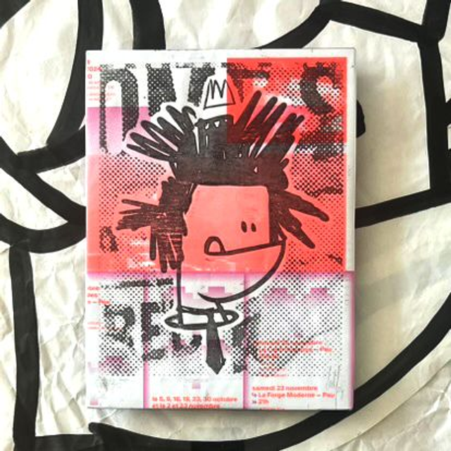 Xylo Jean-MICHEL Fluo JTM 18x24 cm sans cadre