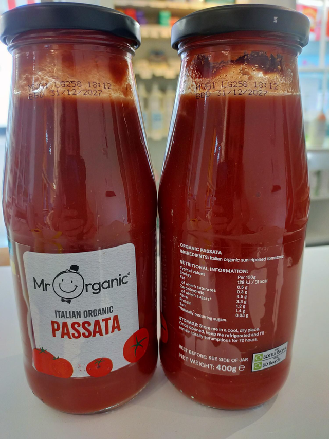Organic Passata 400g (Mr Organic) 64038