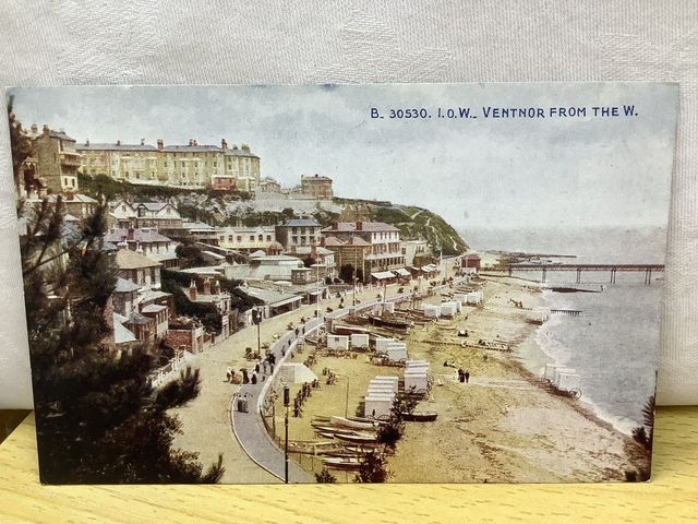 Ventnor, Isle of Wight from the W., The Photochrom Co. Ltd Celesque Series vintage postcard. Our Ref No. R768 £2.50