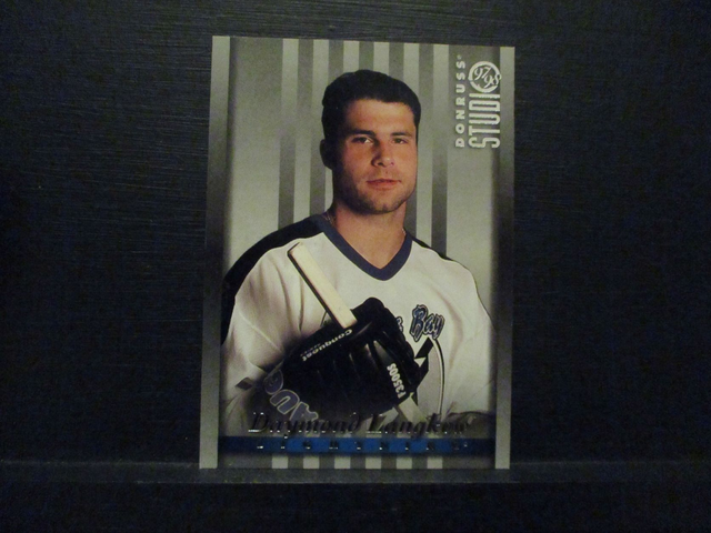 Daymond Langkow - NFL 1997 Donruss Studio Ice Hockey Original Trading Card #48