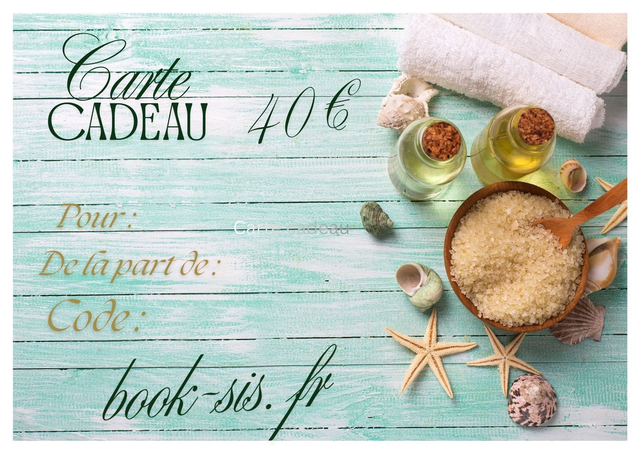Carte cadeau 40 €