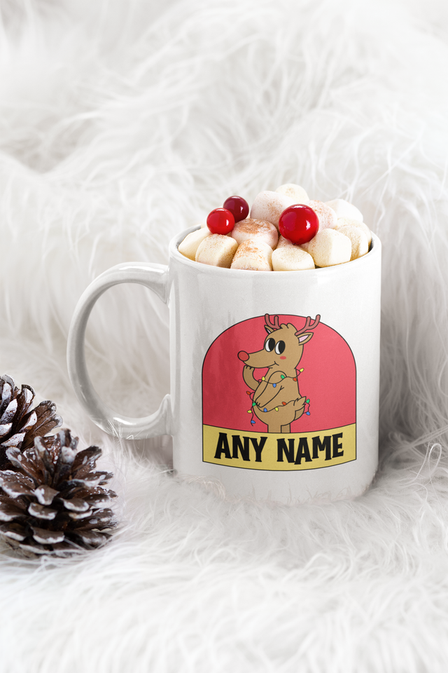 Christmas Mug - Stay Naughty Reindeer