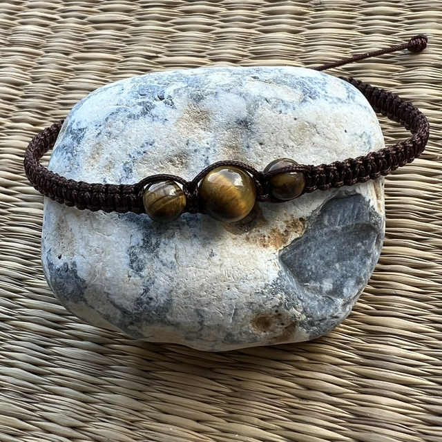 Bracelet homme œil de tigre 