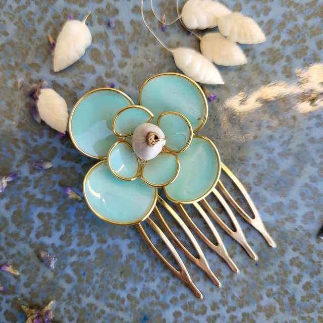 Peigne en résine pour le cortège-accessoire de Mariage